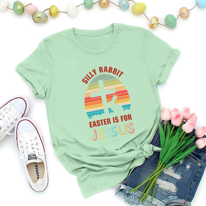 Christianartworkshop Ostern ist für Jesus Retro Premium T-Shirt - Hellgrün - 2XL - image 4