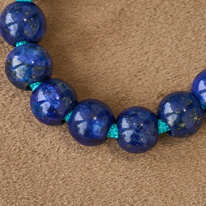 Christianartworkshop Rosenkranz aus Lapislazuli-Paracord mit dem Schutzpatron St. Michael - image 5