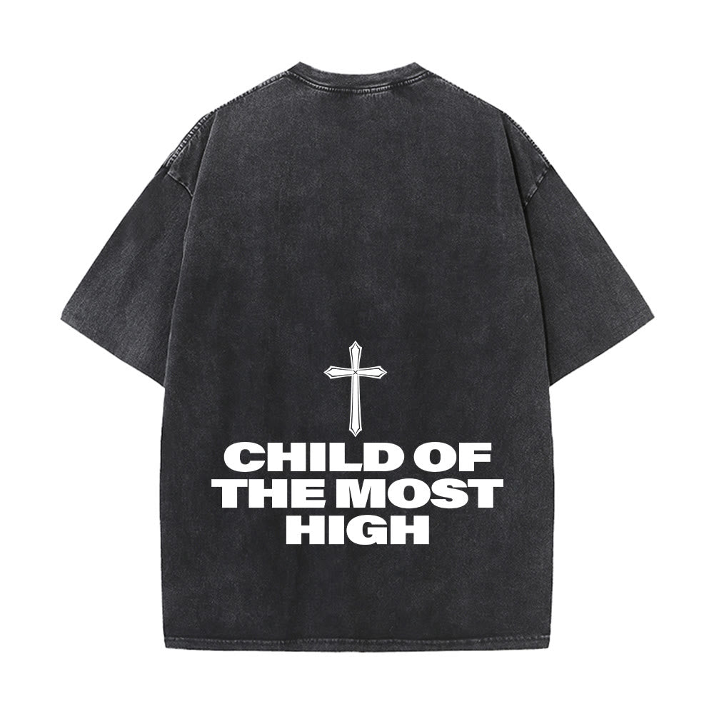 Christianartworkshop Kind des Höchsten Kreuzes Fettdruck Unisex-T-Shirt (vorgewaschen) - image 11