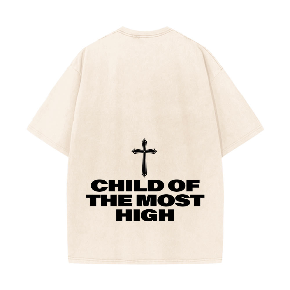 Christianartworkshop Kind des Höchsten Kreuzes Fettdruck Unisex-T-Shirt (vorgewaschen) - image 24