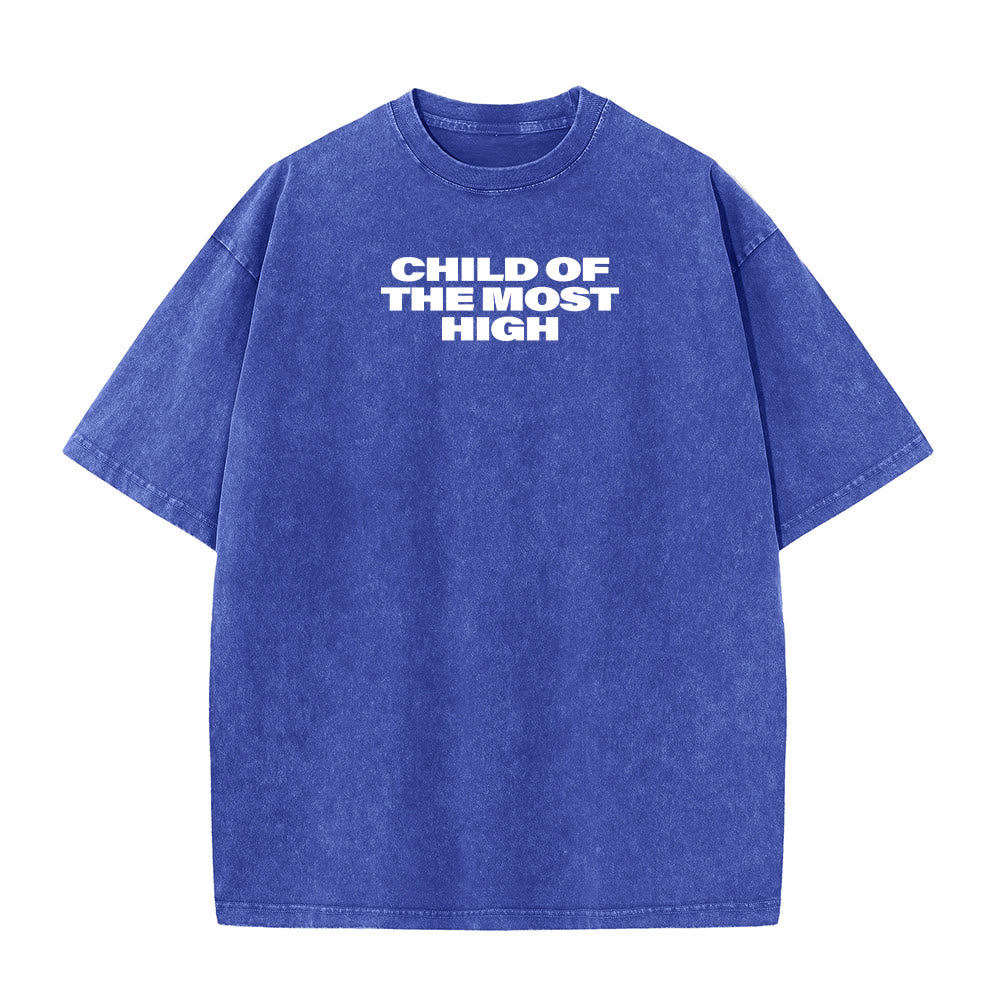 Christianartworkshop Kind des Höchsten Kreuzes Fettdruck Unisex-T-Shirt (vorgewaschen) - image 4