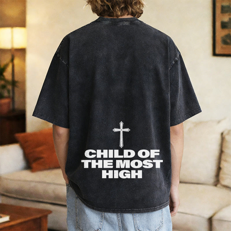 Christianartworkshop Kind des Höchsten Kreuzes Fettdruck Unisex-T-Shirt (vorgewaschen) - image 13