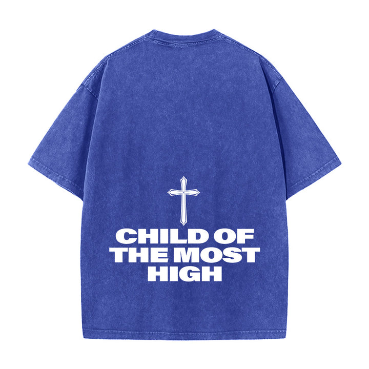 Christianartworkshop Kind des Höchsten Kreuzes Fettdruck Unisex-T-Shirt (vorgewaschen) - image 5