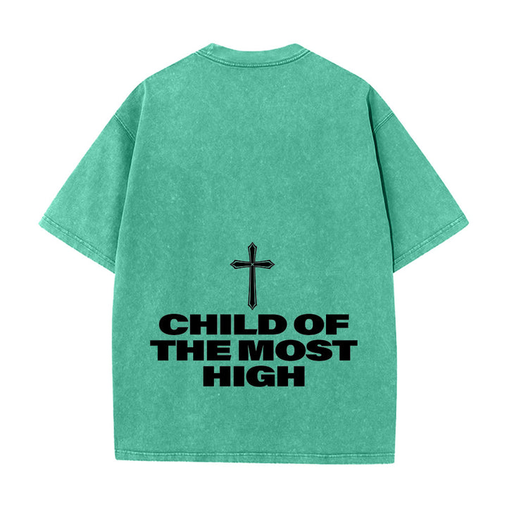 Christianartworkshop Kind des Höchsten Kreuzes Fettdruck Unisex-T-Shirt (vorgewaschen) - image 2