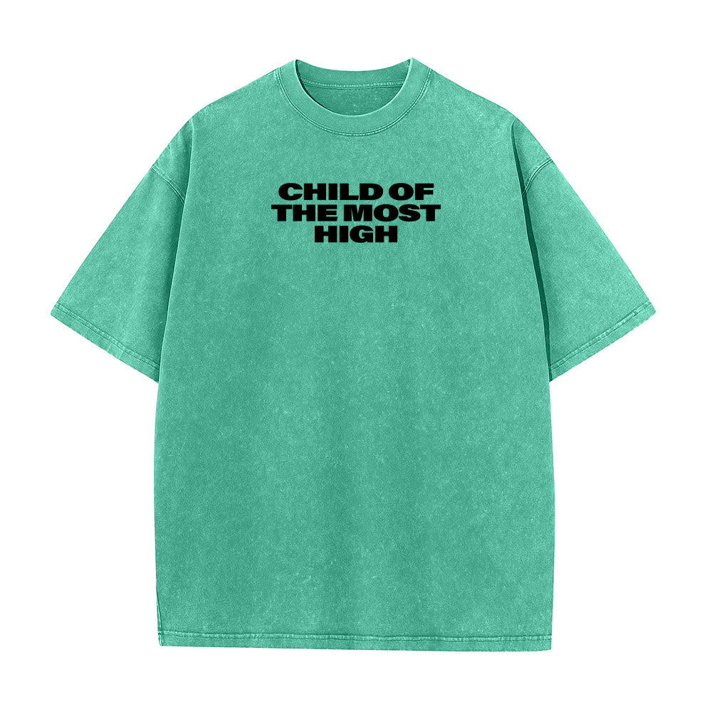 Christianartworkshop Kind des Höchsten Kreuzes Fettdruck Unisex-T-Shirt (vorgewaschen) - image 1