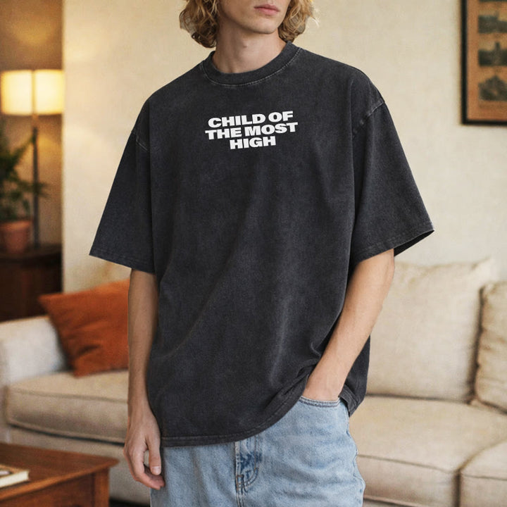 Christianartworkshop Kind des Höchsten Kreuzes Fettdruck Unisex-T-Shirt (vorgewaschen) - image 12