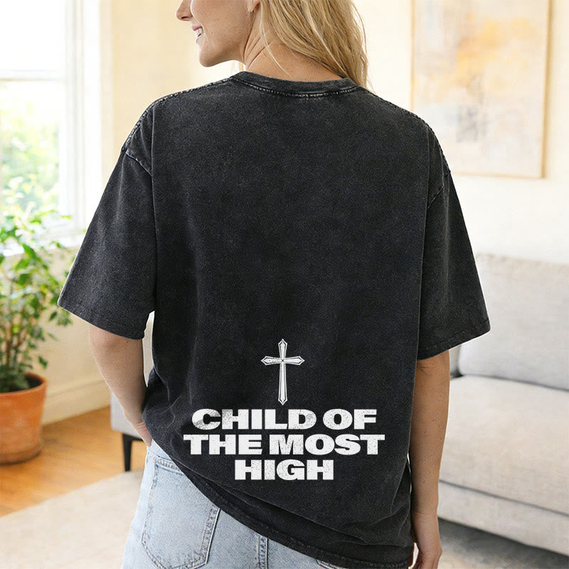 Christianartworkshop Kind des Höchsten Kreuzes Fettdruck Unisex-T-Shirt (vorgewaschen) - image 15