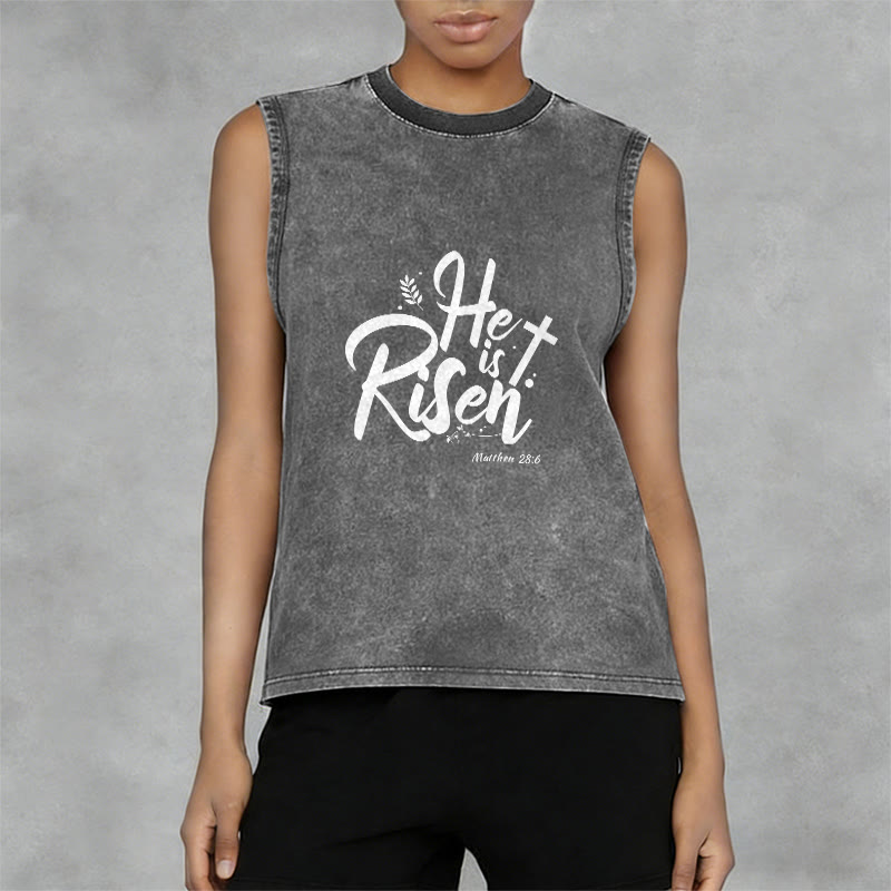 Christianartworkshop Er ist auferstanden (Matthäus 28,6) Unisex-Tanktop - image 14