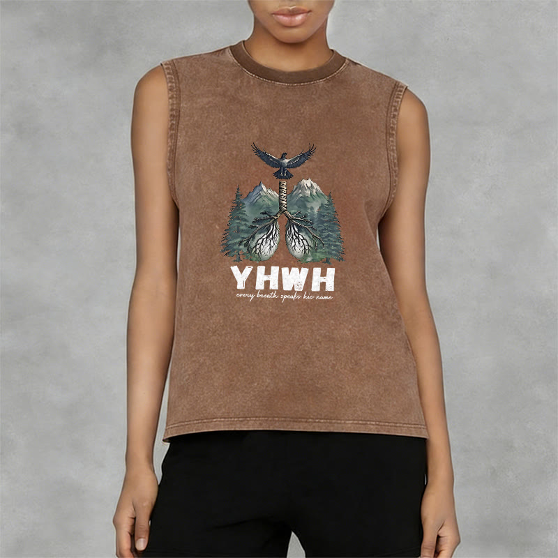 Christianartworkshop YHWH Atem des Lebens Glaubensbekenntnis Unisex-Tanktop - image 8
