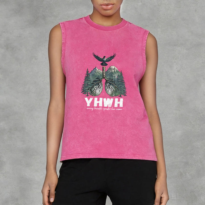 Christianartworkshop YHWH Atem des Lebens Glaubensbekenntnis Unisex-Tanktop - image 11