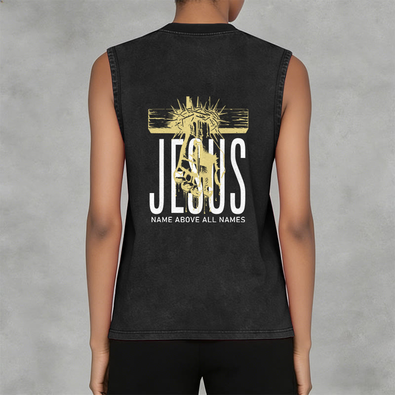 Christianartworkshop Unisex-Tanktop mit Aufdruck „Jesus Name Above All Names“ - image 3