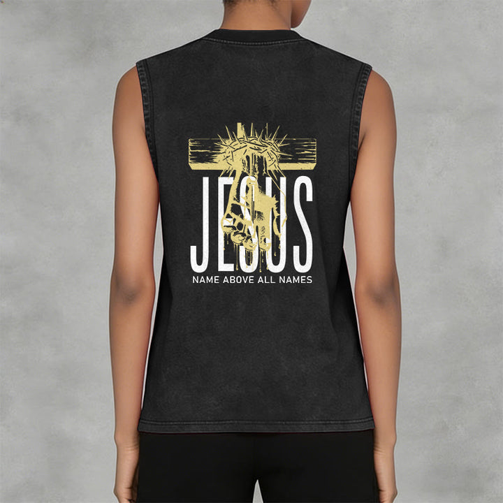 Christianartworkshop Unisex-Tanktop mit Aufdruck „Jesus Name Above All Names“ - image 3