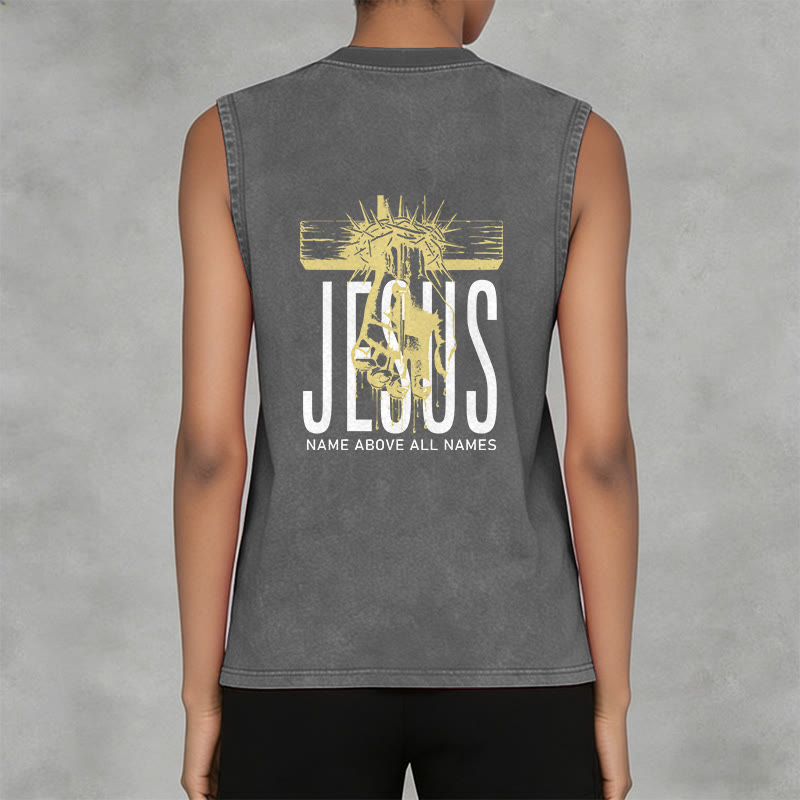 Christianartworkshop Unisex-Tanktop mit Aufdruck „Jesus Name Above All Names“ - image 17