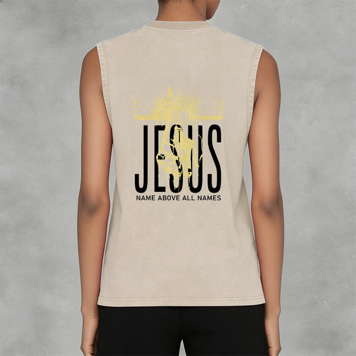 Christianartworkshop Unisex-Tanktop mit Aufdruck „Jesus Name Above All Names“ - image 10