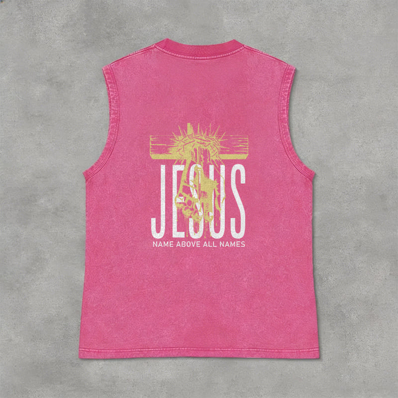 Christianartworkshop Unisex-Tanktop mit Aufdruck „Jesus Name Above All Names“ - image 26