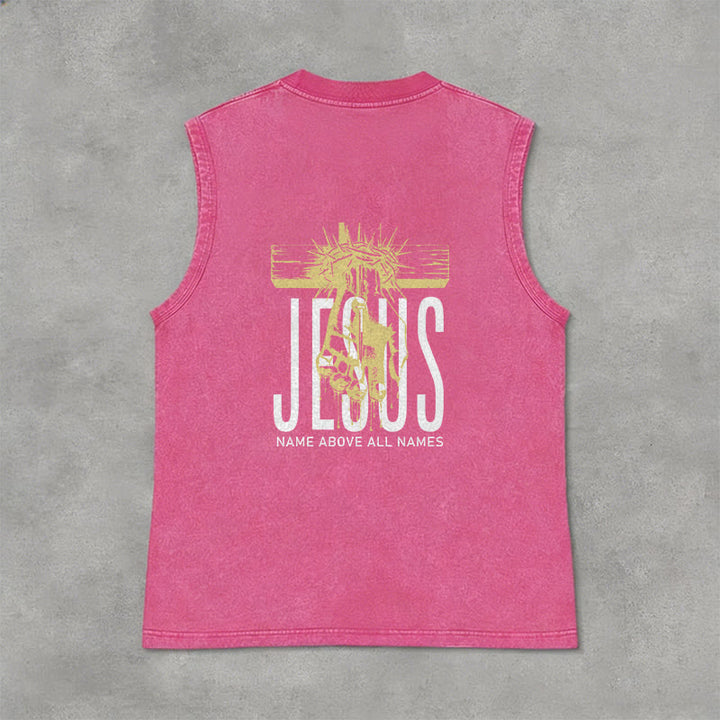 Christianartworkshop Unisex-Tanktop mit Aufdruck „Jesus Name Above All Names“ - image 26