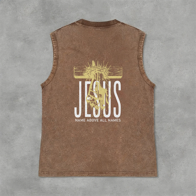 Christianartworkshop Unisex-Tanktop mit Aufdruck „Jesus Name Above All Names“ - image 33