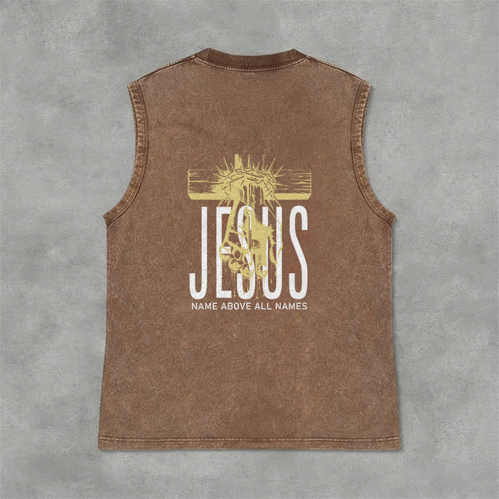 Christianartworkshop Unisex-Tanktop mit Aufdruck „Jesus Name Above All Names“ - image 33