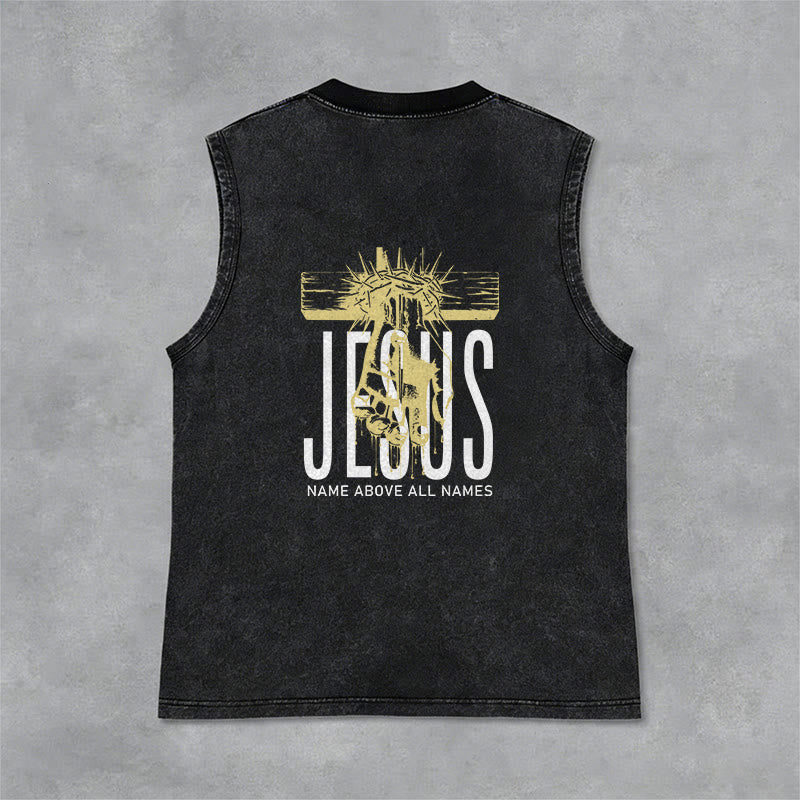 Christianartworkshop Unisex-Tanktop mit Aufdruck „Jesus Name Above All Names“ - image 5