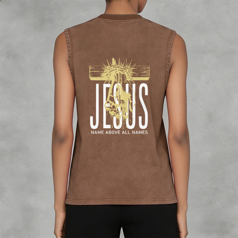 Christianartworkshop Unisex-Tanktop mit Aufdruck „Jesus Name Above All Names“ - image 31
