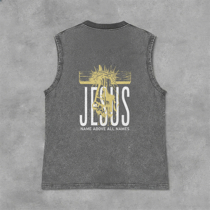 Christianartworkshop Unisex-Tanktop mit Aufdruck „Jesus Name Above All Names“ - image 19