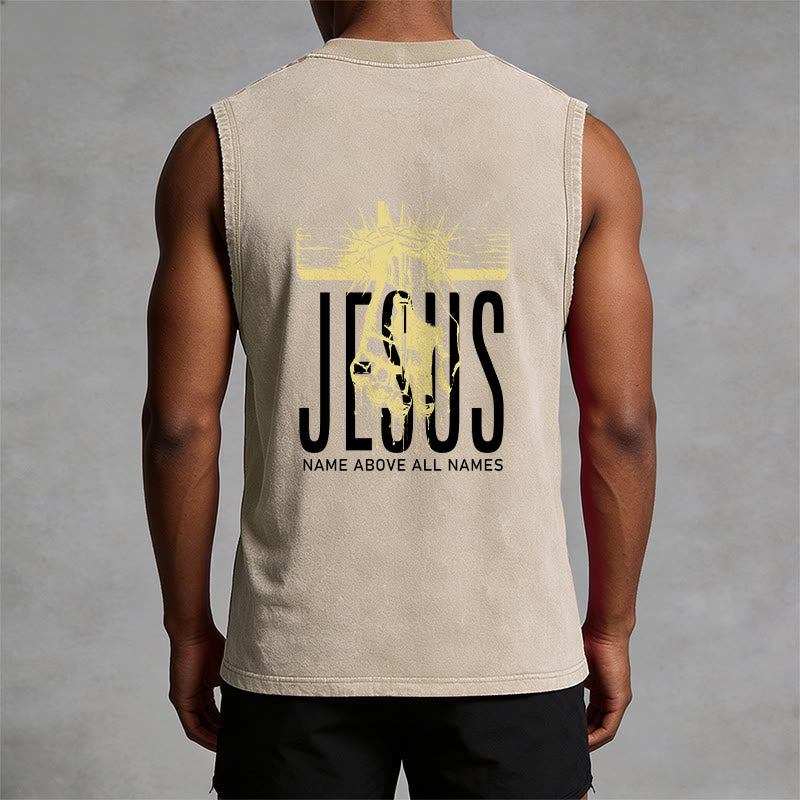 Christianartworkshop Unisex-Tanktop mit Aufdruck „Jesus Name Above All Names“ - image 8