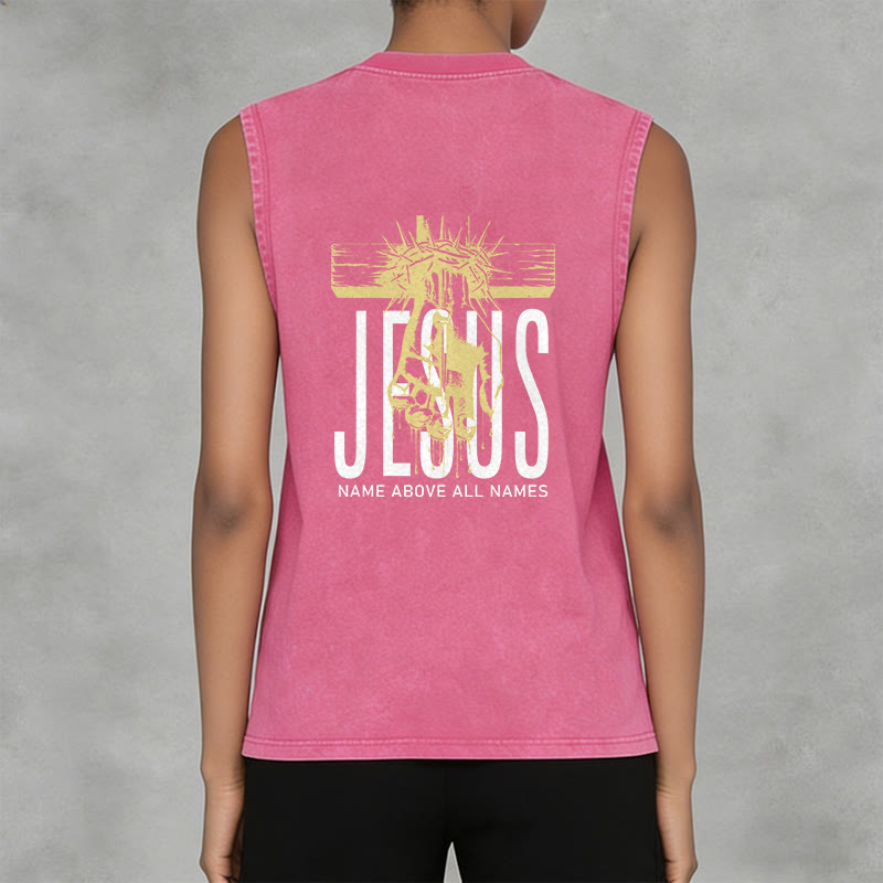 Christianartworkshop Unisex-Tanktop mit Aufdruck „Jesus Name Above All Names“ - image 24