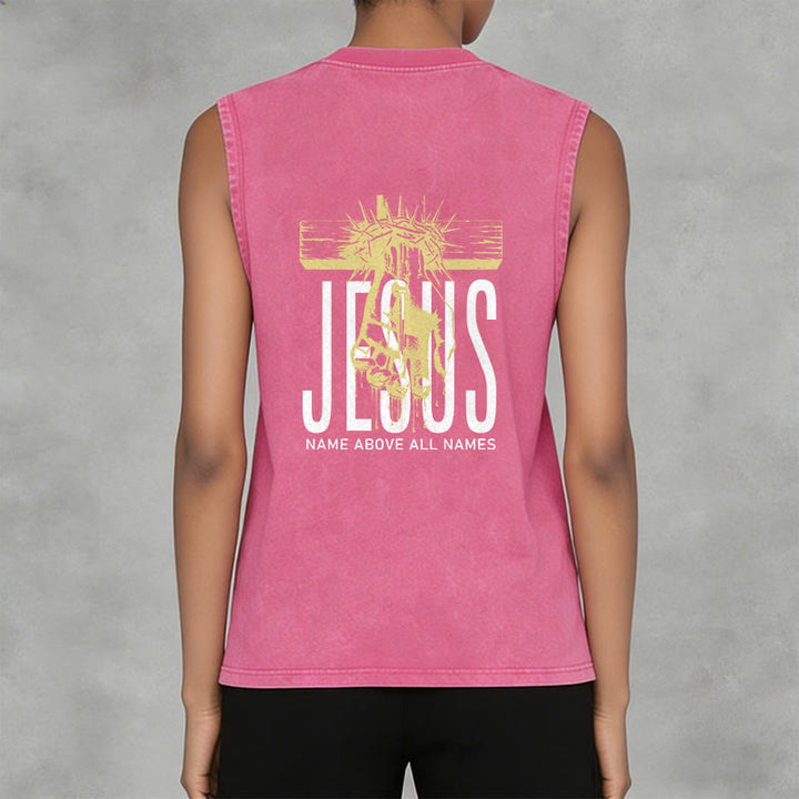 Christianartworkshop Unisex-Tanktop mit Aufdruck „Jesus Name Above All Names“ - image 24