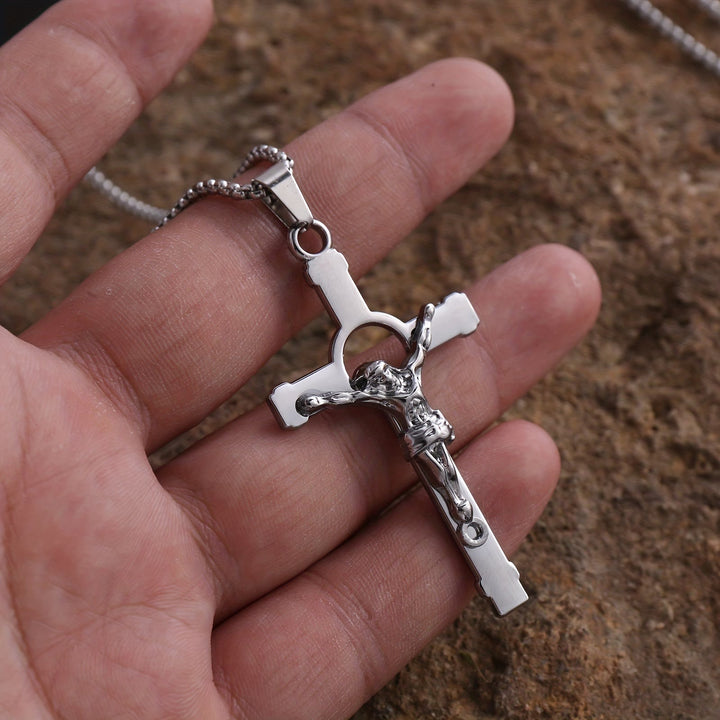 Christianartworkshop Halskette mit poliertem Metallkreuz: Tragbares Zeichen göttlicher Gnade und göttlichen Schutzes - image 4