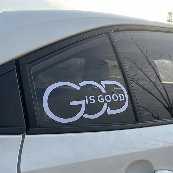 Christianartworkshop GOTT IST GUT Autoaufkleber: Symbol des Glaubens und des Segens auf der Straße - image 1