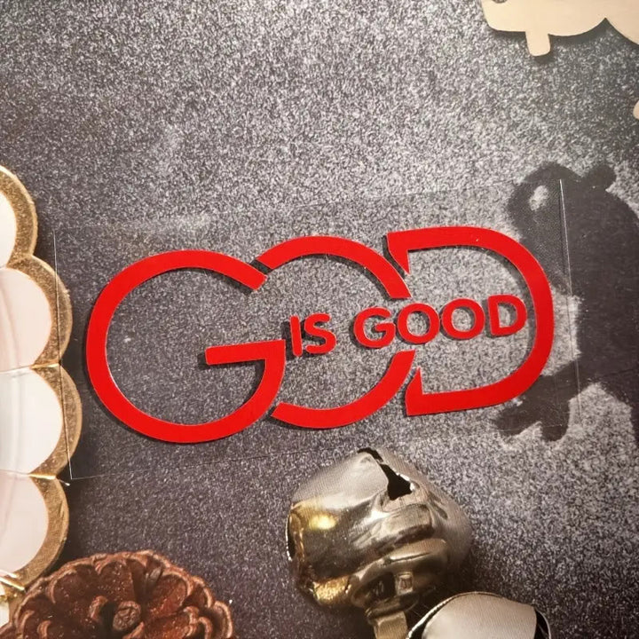Christianartworkshop GOTT IST GUT Autoaufkleber: Symbol des Glaubens und des Segens auf der Straße - image 9
