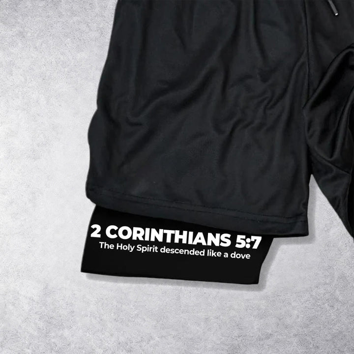 Christianartworkshop Faith Is Our Strength Performance Shorts - image 15
