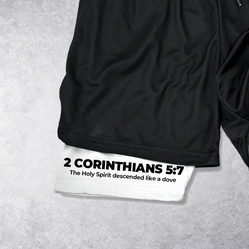 Christianartworkshop Faith Is Our Strength Performance Shorts - image 7