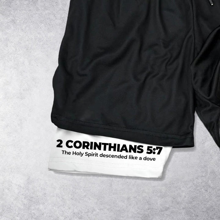 Christianartworkshop Faith Is Our Strength Performance Shorts - image 7