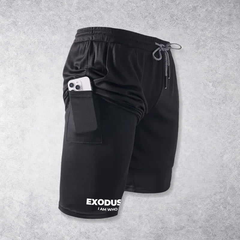 Christianartworkshop ICH BIN, WER ICH BIN Glaube Performance Shorts - image 8