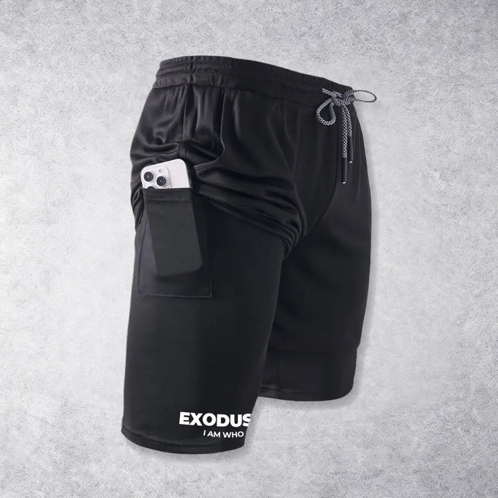 Christianartworkshop ICH BIN, WER ICH BIN Glaube Performance Shorts - image 8