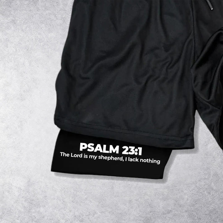 Christianartworkshop Psalm 23 Treuer Hirte Bedruckte Shorts - image 16