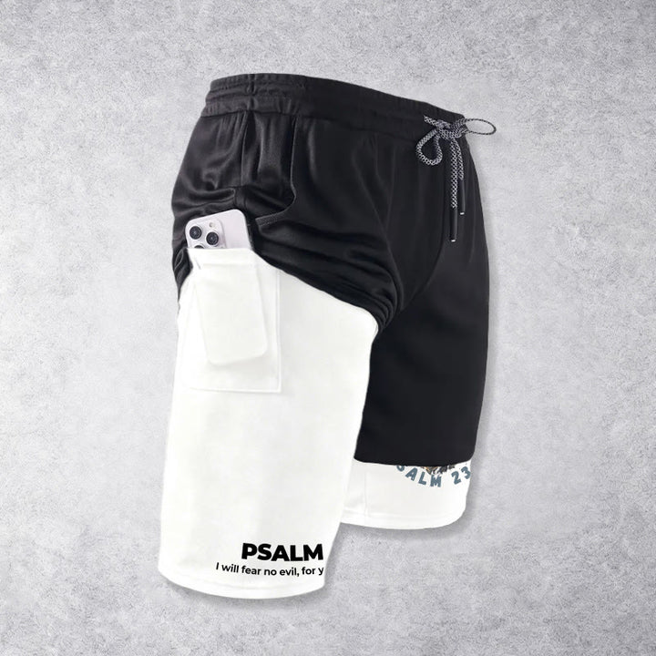 Christianartworkshop Psalm 23 Ich fürchte kein Übel Bedruckte Shorts - image 8