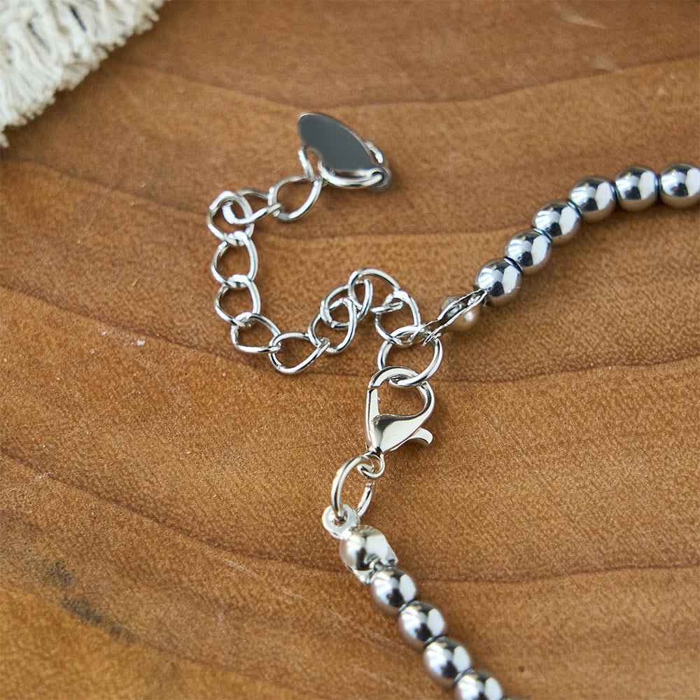 Christianartworkshop Armband mit gravierten Perlen „Stärke & Mut“: Ein Symbol göttlicher Stärke und göttlichen Mutes - image 5