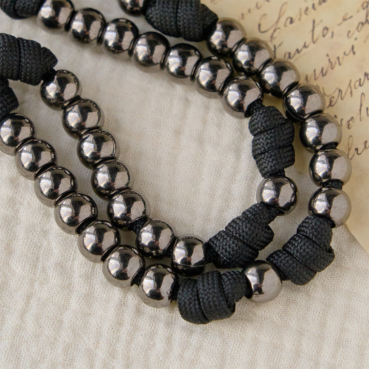 Christianartworkshop Rosenkranz der Sieben Schmerzen Mariens aus Paracord: Ein Symbol marianischen Mitgefühls und wundersamer Gnade - image 3