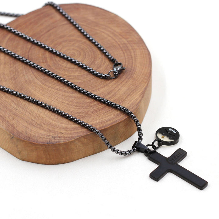 Christianartworkshop Halskette mit Jesus-Senfkornkreuz: Ein Symbol für Christi Liebe und die Kraft des Glaubens - image 2
