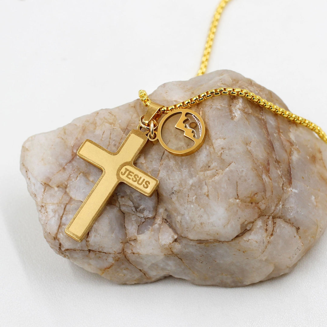 Christianartworkshop Halskette mit Jesus-Senfkornkreuz: Ein Symbol für Christi Liebe und die Kraft des Glaubens - image 14