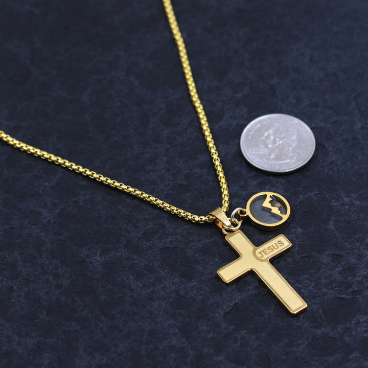 Christianartworkshop Halskette mit Jesus-Senfkornkreuz: Ein Symbol für Christi Liebe und die Kraft des Glaubens - image 11