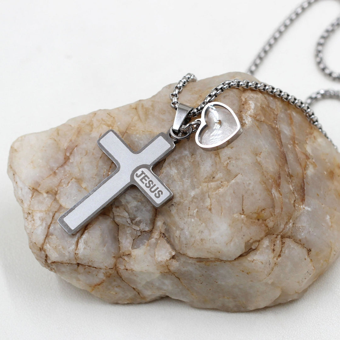 Christianartworkshop Halskette mit Jesus-Senfkornkreuz: Ein Symbol für Christi Liebe und die Kraft des Glaubens - image 6