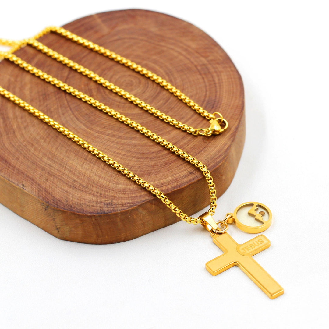 Christianartworkshop Halskette mit Jesus-Senfkornkreuz: Ein Symbol für Christi Liebe und die Kraft des Glaubens - image 13