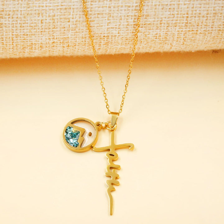 Christianartworkshop Senfkorn-Halskette mit Kreuz und Glaubensschrift: Ein Symbol für unerschütterlichen Glauben - image 13