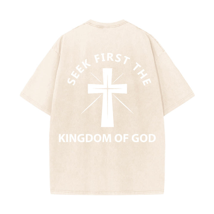 Christianartworkshop „Sucht zuerst das Reich Gottes“ Unisex-T-Shirt (vorgewaschen) - image 13