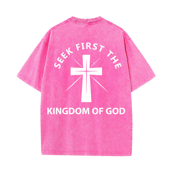 Christianartworkshop „Sucht zuerst das Reich Gottes“ Unisex-T-Shirt (vorgewaschen) - image 25