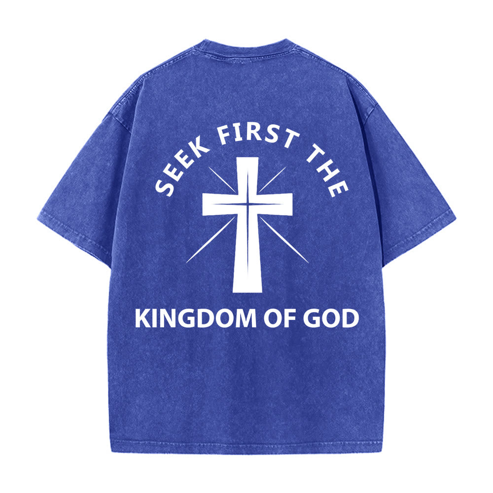 Christianartworkshop „Sucht zuerst das Reich Gottes“ Unisex-T-Shirt (vorgewaschen) - image 19