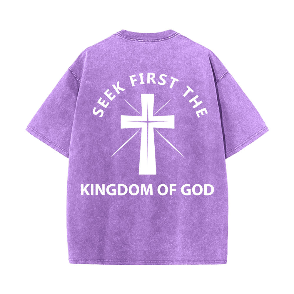 Christianartworkshop „Sucht zuerst das Reich Gottes“ Unisex-T-Shirt (vorgewaschen) - image 22